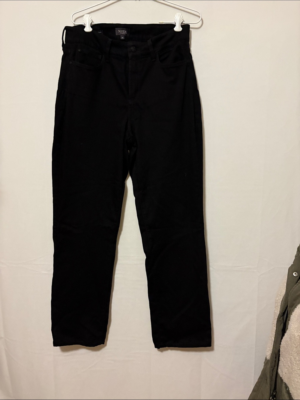 NYDJ Black Straight-Leg Women's Chinos